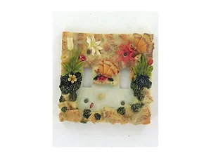 KT541 | Bulk Buys Charming Floral 3D Light Switch Cover for