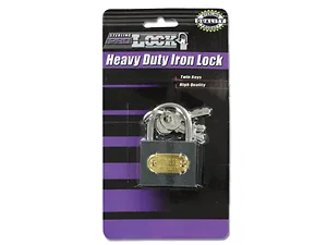 LK080 | Sterling Durable Iron Padlock with 3 Keys