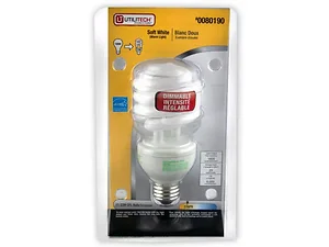 MA197 | Bulk Buys Utilitech 23W Dimmable Soft White CFL