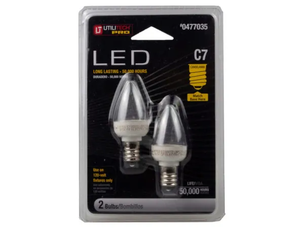 Bulk MA200 Utilitech Led 2 Pack Night Light Bulbs