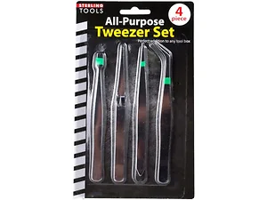 Sterling Industrial Tweezers Set