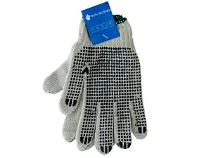 MR117 | Bulk Buys Durable Grip Work Gloves with Dotted Palm
