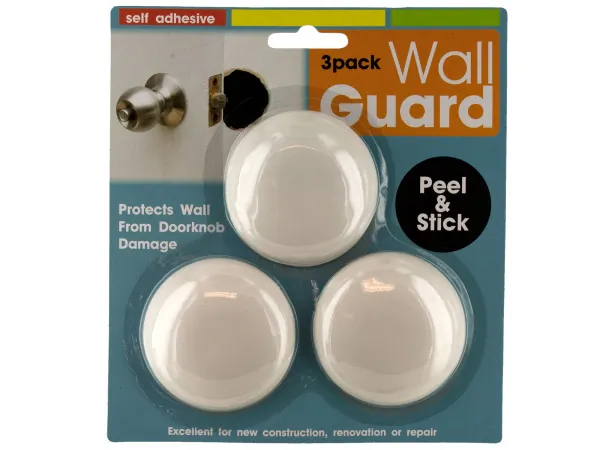 Bulk MT247 Self-adhesive Doorknob Wall Guard Set