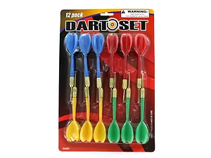 OA351 | Bulk Buys Premium 12-Piece Dart Set for Game Rooms