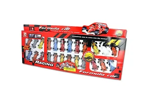 Bulk Buys Giant Racing Car Set for Kids - 24 Colorful