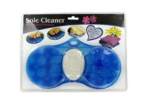 OB559 | Bulk Buys Dual-Sided Foot Shower Scrubber with