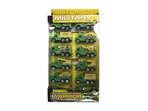 Bulk Buys Ultimate Military Toy Truck Collection for Kids