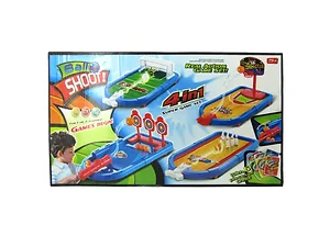 Bulk Buys Ultimate 4-in-1 Pullback Shooter Game for Kids