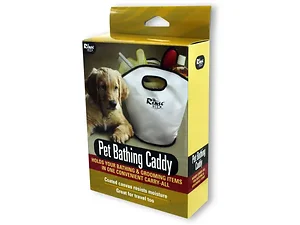 Bulk Buys Portable Pet Bathing Caddy for Grooming Essentials