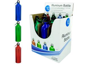 Bulk OB933 1 Liter Aluminum Bottle Countertop Display