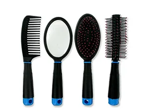 Bulk Buys Luxury Hair Brush and Comb Set with Handheld