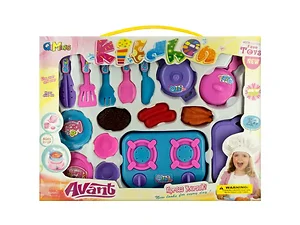 Bulk Buys Deluxe Kids' Cooking Play Set with Accessories