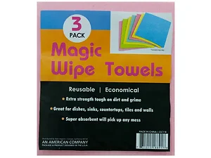 OC118 | Bulk Buys Super Absorbent Magic Cleaning Towels - 3