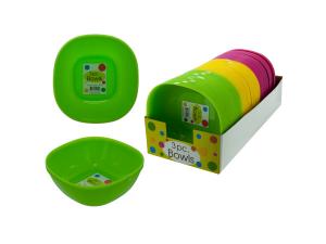 Bulk OC221 Plastic Bowl Set Countertop Display