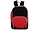 Bulk Buys Versatile Red and Black School and Travel Backpack