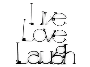 OD006 | Bulk Buys Inspirational Live Love Laugh Wall Art