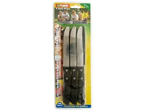 OC439 | Bulk Buys Premium Stainless Steel Steak Knives Set