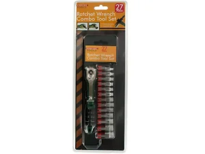 Sterling 27-Piece Ratchet Wrench and Bit Tool Set