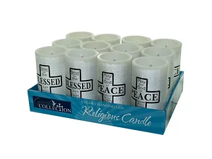 OC592 | Bulk Buys LED Color-Changing Inspirational Candle