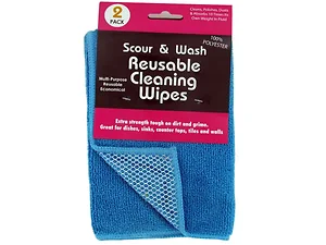 OC616 | Bulk Buys Microfiber Cleaning Wipes Set for Tough