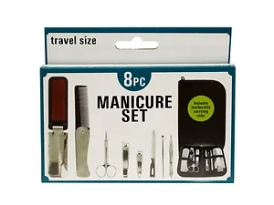 Bulk Buys Compact Travel Manicure Kit with Essential Tools