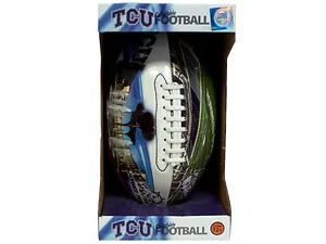 OC910 | Bulk Buys TCU Logo Inflated Football - Perfect for