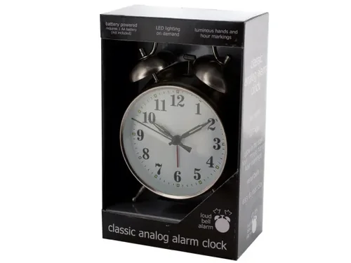 OD304 | Bulk Buys Retro Style Alarm Clock with LED Features