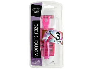 OD413 | Bulk Buys Triple Blade Women's Shaving Razor with