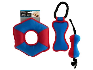 OD927 | Bulk Buys Durable Nylon Dog Chew Toy with Rope