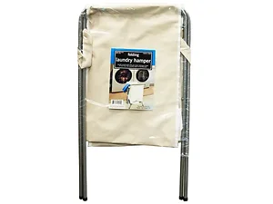 Bulk Buys Collapsible Laundry Hamper with Metal Frame