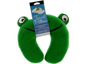 Bulk OF003 Terry Frog Travel Pillow