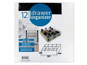 OF438 | Bulk Buys Collapsible 12-Section Drawer Organizer