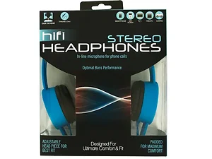 OF457 | Bulk Buys Comfort Fit Adjustable Stereo Headphones