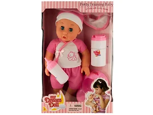 Bulk Buys Interactive Potty Training Baby Doll Set for Kids