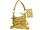Bulk Buys Stylish Gold Handbag with Removable Zipper Case