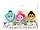 OH028 | Bulk Buys Colorful Fairy Tales Character Eraser Set