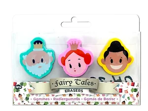 OH028 | Bulk Buys Colorful Fairy Tales Character Eraser Set