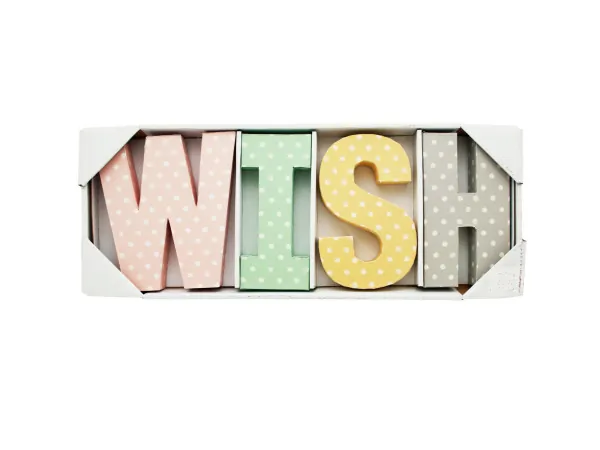 Bulk OL049 Wish Letters Wall Decor