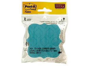 OL204 | Bulk Buys Unique Scroll Shape Super Sticky Notes