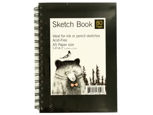 OL571 | Bulk Buys Premium Wire Bound Sketch Book for Artists
