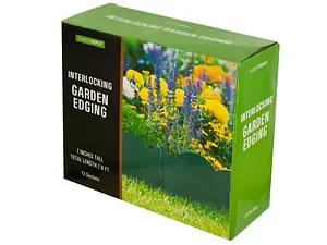 Garden Depot Durable Interlocking Scalloped Garden Border