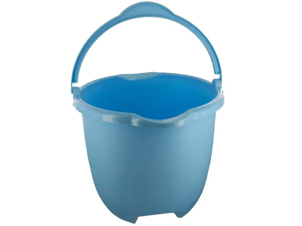 Bulk OL593 Plastic Bucket With Handle  Pour Spouts