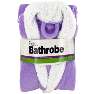 Bulk Buys Cozy Women's Short Sleeve Coral Fleece Bathrobe