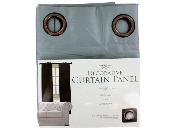 Bulk OL637 Decorative Solid Color Curtain Panel