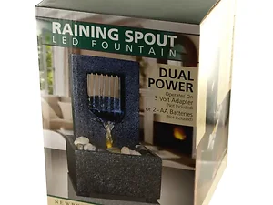 Bulk Buys Calm Oasis LED Water Fountain with Decorative