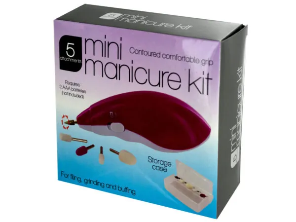 Bulk OL975 Mini Battery Operated Manicure Kit