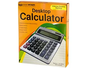 OL981 | Bulk Buys Large Display Desktop Calculator