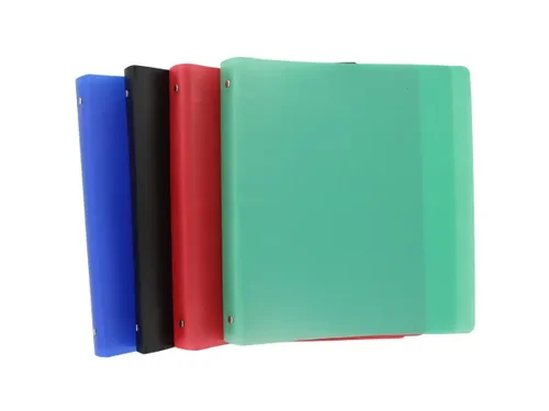 OP057 | Bulk Buys Soft Cover 3-Ring Binder, 1 Inch, Color