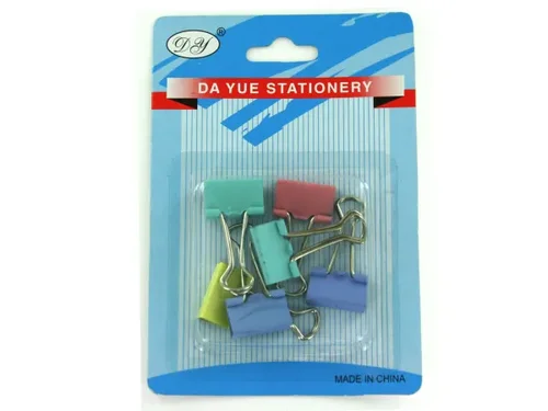 OP447 | Bulk Buys Colorful Mini Binder Clips in Pastel