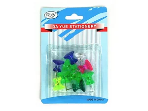 OP470 | Bulk Buys Assorted Large Colorful Push Pins for